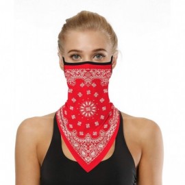 Balaclavas Face Bandana Ear Loops Face Rave Balaclava Scarf Neck Gaiters for Dust Wind UV Sun Motorcycle Mask Men and Women -...