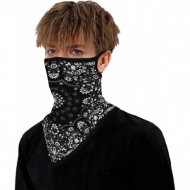 Balaclavas Face Bandana Ear Loops Face Rave Balaclava Scarf Neck Gaiters for Dust Wind UV Sun Motorcycle Mask Men and Women -...