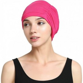 Skullies & Beanies Bamboo Fashion Chemo Cancer Beanie Hats for Woman Ladies Daily Use - Pink - C0183IT0T27 $9.79