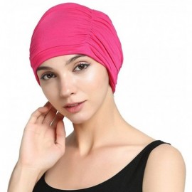 Skullies & Beanies Bamboo Fashion Chemo Cancer Beanie Hats for Woman Ladies Daily Use - Pink - C0183IT0T27 $9.79