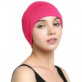 Skullies & Beanies Bamboo Fashion Chemo Cancer Beanie Hats for Woman Ladies Daily Use - Pink - C0183IT0T27 $9.79