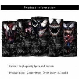 Balaclavas Bandanas 3D Printed Balaclava Face Mask Spider Neck Face UV Neck Headwear Gaiter for Men Women - Style G - CA199L7...