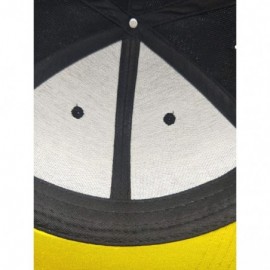 Baseball Caps 3D Embossed/Embroidery Letters Baseball Cap - Flat Visor Adjustable Snapback Hats Blank Caps - Spintube-black -...