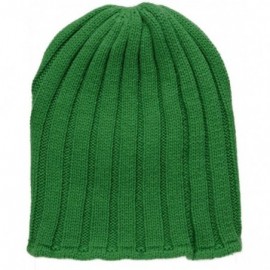 Skullies & Beanies Winter Ribbed Pocket Beanies - Kelly Green - CQ11P5L1KV9 $10.00