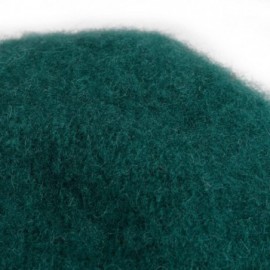 Bucket Hats Lady's Vintage Fleece Wool Blend Cloche Bucket Hat Floral Trimmed - Green - C112O6LNA1Z $12.49