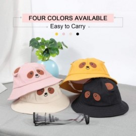 Baseball Caps Bucket Cotton UV Proof Outside Detachable - A-black - CP1988AA75I $18.46