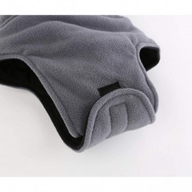 Skullies & Beanies Mens Winter Hat Soft Fleece Daily Beanie Earflap Hat Warm Skull Caps - Dark Gray - CL18KHCNC63 $7.54