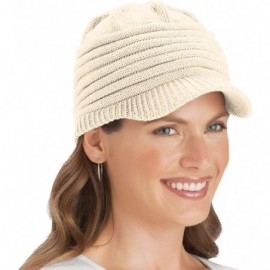 Skullies & Beanies Ribbed Knit Winter Cap - White - C212NR1U4PB $9.52