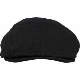 Newsboy Caps Men's Cotton Summer Newsboy Golf Ivy Classic Cap Hat - Black - C117XXL0WYX $10.03