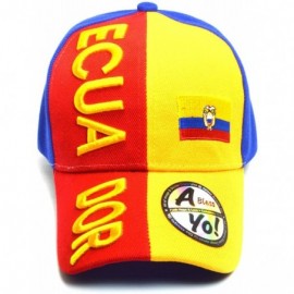 Baseball Caps National Flag Curved Visor Durable Baseball Golf Adjustable Cap AYO6013 - Ecuador - C718EZA8GKO $14.52