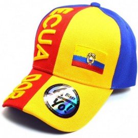 Baseball Caps National Flag Curved Visor Durable Baseball Golf Adjustable Cap AYO6013 - Ecuador - C718EZA8GKO $14.52