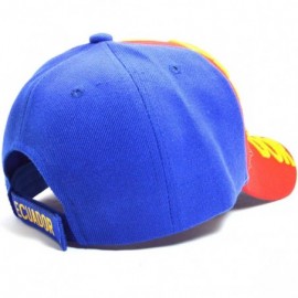 Baseball Caps National Flag Curved Visor Durable Baseball Golf Adjustable Cap AYO6013 - Ecuador - C718EZA8GKO $14.52