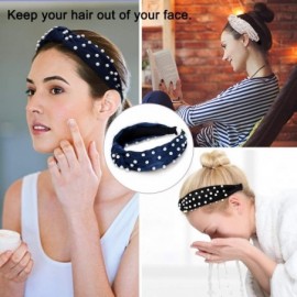 Headbands Diadema nudo Diademas turbante accesorios - Pearl-headband-b - C618U0ETN92 $15.07