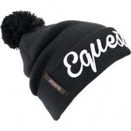 Skullies & Beanies Knitted Hat - Black - CO185YSNAUG $28.73