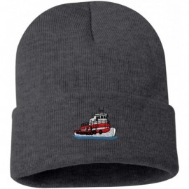 Skullies & Beanies Tugboat Custom Personalized Embroidery Embroidered Beanie - Gray - C012NH1OGSM $34.27