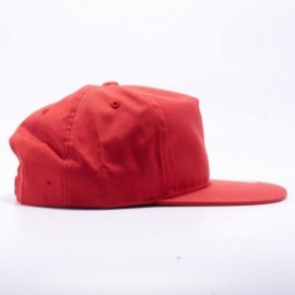 Baseball Caps Yupoong Classic 6502 Unstructured 5 Panel Snapback Hats Vintage Baseball Caps - Red - CP182G3ID9G $7.86