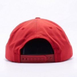 Baseball Caps Yupoong Classic 6502 Unstructured 5 Panel Snapback Hats Vintage Baseball Caps - Red - CP182G3ID9G $7.86
