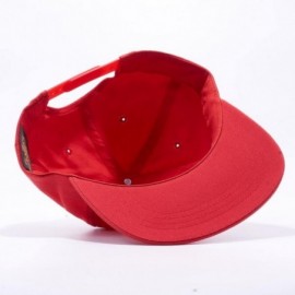 Baseball Caps Yupoong Classic 6502 Unstructured 5 Panel Snapback Hats Vintage Baseball Caps - Red - CP182G3ID9G $7.86