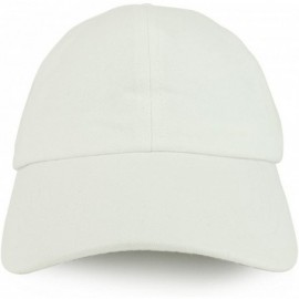 Baseball Caps Plain Ponytail Adjustable Cotton Baseball Cap - White - CO188OAW6UG $11.78