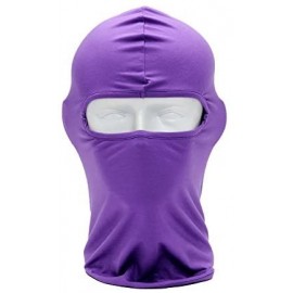 Balaclavas Balaclava Face Mask Windproof Ski Mask Face Cover for Cold Weather - Purple - C211NCKCXED $7.65