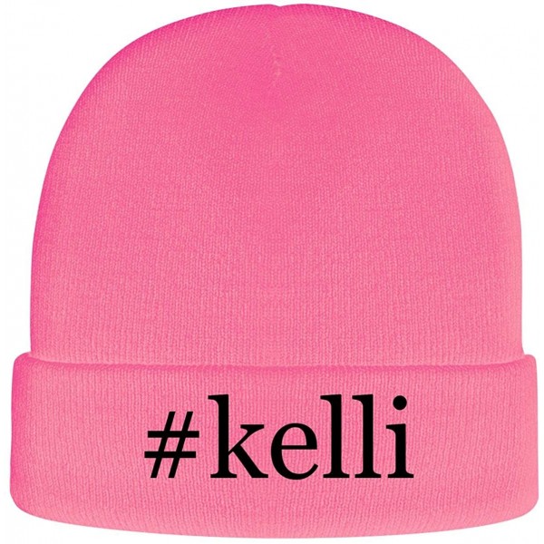 Skullies & Beanies Kelli - Hashtag Soft Adult Beanie Cap - Pink - CN18AXLYN6G $22.12