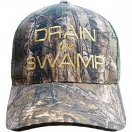 Baseball Caps Drain The Swamp Hat Trump Cap - Realtreestructured/Greenmeshback - CZ17Z7NNHY2 $19.15