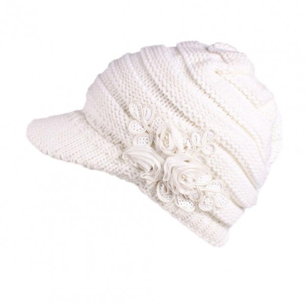 Skullies & Beanies Women Hat-Fashion Women Hats For Winter Beanies Knitted Hats Girls' Rabbit Cap (❤️White) - ❤️white - CL188...