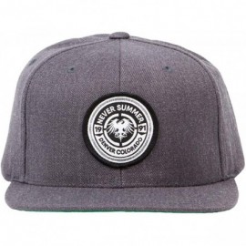 Baseball Caps Bullet Eagle Patch Adjustable Snapback Hat - Dark Grey Heather - C318HSEO9Z0 $29.84