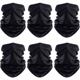 Balaclavas Face Cover Scarf UV Protection Neck Gaiter Scarf Sunscreen Breathable Bandana - Black - CS196GXM2IY $16.76