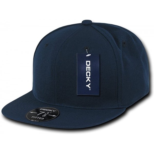 Baseball Caps Retro Fitted Cap - Navy - CH1199QE581 $15.09