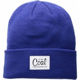 Skullies & Beanies Women's The Mel Fine Knit Workwear Cuffed Beanie Hat - Blue - CG12O6KEY4Q $32.78