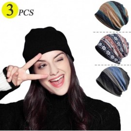 Skullies & Beanies Chemo Caps for Women Slouchy Beanies Cancer Patients Sleep Hats Warm Soft Stretchy - Thick Section Tym014 ...