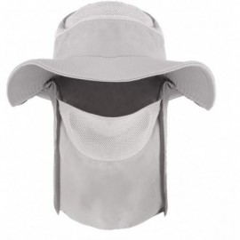 Sun Hats Outdoor Cycling Protection Foldable Sunshade - Gray-A - C5196XLTA8T $16.77