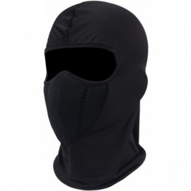 Skullies & Beanies Windproof Face Mask-Balaclava Hood-Cold Weather Motorcycle Ski Mask - Black - C918YOAA9IX $8.62