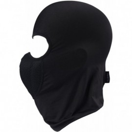 Skullies & Beanies Windproof Face Mask-Balaclava Hood-Cold Weather Motorcycle Ski Mask - Black - C918YOAA9IX $8.62