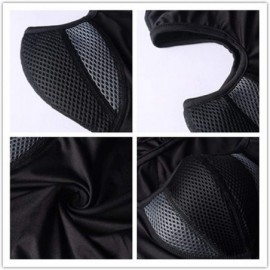 Skullies & Beanies Windproof Face Mask-Balaclava Hood-Cold Weather Motorcycle Ski Mask - Black - C918YOAA9IX $8.62