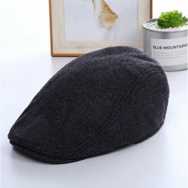 Newsboy Caps Denim Newsboy Ivy Gatsby Cabbie Driving Hat Dad Woolen Ivy Gatsby Cap - CV18MDG8I70 $8.18