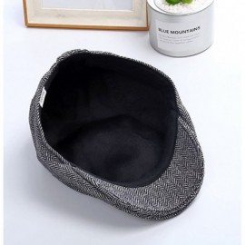 Newsboy Caps Denim Newsboy Ivy Gatsby Cabbie Driving Hat Dad Woolen Ivy Gatsby Cap - CV18MDG8I70 $8.18