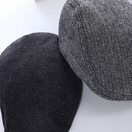 Newsboy Caps Denim Newsboy Ivy Gatsby Cabbie Driving Hat Dad Woolen Ivy Gatsby Cap - CV18MDG8I70 $8.18