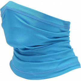 Balaclavas Summer Neck Gaiter Face Scarf/Neck Cover/for Sun Protection Headwear Hear Warp - Light Blue - CP197YECGX7 $12.00