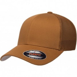 Baseball Caps Trucker Mesh Fitted Cap - Caramel - CN18X3XY3E5 $10.43