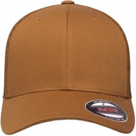 Baseball Caps Trucker Mesh Fitted Cap - Caramel - CN18X3XY3E5 $10.43