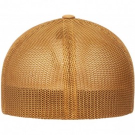 Baseball Caps Trucker Mesh Fitted Cap - Caramel - CN18X3XY3E5 $10.43