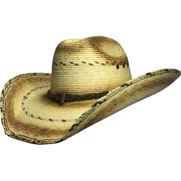 Cowboy Hats PALM LEAF COWBOY HAT- TRUMAN 107 - Natural Palm - CT11VWSE4VR $66.12