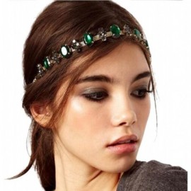 Headbands Baroque Headbands Jewelry Rhinestone&Alloy Hair Chain for Women and Girl. Gold - CT1853CM7WT $8.72