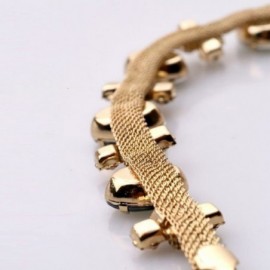 Headbands Baroque Headbands Jewelry Rhinestone&Alloy Hair Chain for Women and Girl. Gold - CT1853CM7WT $8.72