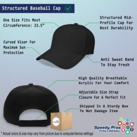 Baseball Caps Custom Baseball Cap Train Embroidery Dad Hats for Men & Women Strap Closure 1 Size - Black - CP18Y3URODL $23.36