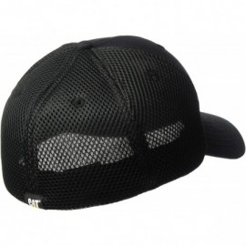 Baseball Caps Men's Acitve Mesh Stretch Cap - Black - CC18O4DRXTI $26.58