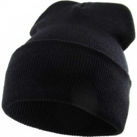 Skullies & Beanies Thick and Warm Mens Daily Cuffed Beanie OR Slouchy Made in USA for USA Knit HAT Cap Womens Kids - CF12717W...