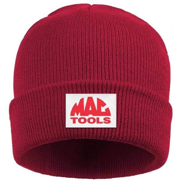 Skullies & Beanies Fashion Men Knitting Beanie Hats Red-MAC-Tools- Slouch Fine Knit Cap - Red-18 - C718O4CG7R7 $20.28